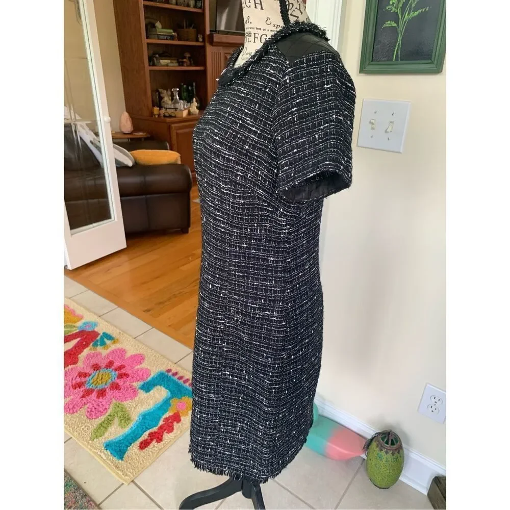 KATE SPADE Wool Blend Woodland Tweed Sheath Dress